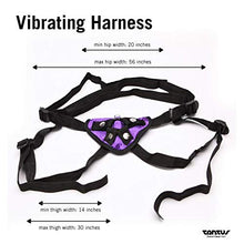 Load image into Gallery viewer, Tantus Sex/Adult Toys Vibrating Velvet Dildo Harness - Waterproof, Soft, Adjustable Strapless Strap On Panties for Women, Men, Couples, Sex Play - Purple
