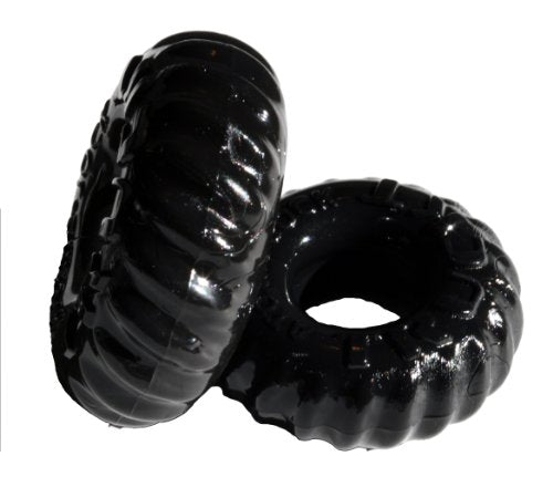 TruckT 2 Piece Cock Ring - Cockring Set by Oxballs (Black)