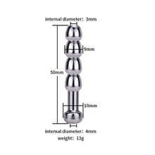 Load image into Gallery viewer, Urethral Catheters Penis Rod Stainless Steel Urethral Sounding Dilators Penis Insert Plugs for Male Masturbator Chastity Sex Toy (9MM)
