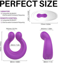 Load image into Gallery viewer, Vibrating Cock Ring Cock Ring Couples Vibrator, Adult Sex Toys Clitoris Vibrator G-spot Stimulator, Men&#39;s Vibrator for Testicle Stimulation for Men Erection and Improving Sexual Performance
