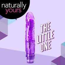 Load image into Gallery viewer, Blush The Little One - Small 6 3/4 Inch Vibrating Dildo - Flexishaft 2.0 Conforms to Your Body - Soft Body Safe - IPX7 Waterproof - Multispeed Vibrator - Sex Toy for Women - Clear Purple
