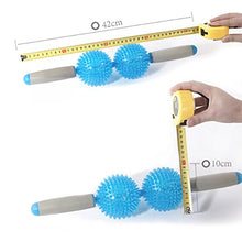 Load image into Gallery viewer, Double Ball Massage Sticks, LoveQmall Yoga Muscle Relaxation Fitness Massage Ball Roller Sticks
