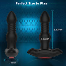 Load image into Gallery viewer, APP Control Prostate Massager Anal Vibrator with 9 Vibration Modes 3 Thrusting Speed, Adorime Butt Stimulator Plug for Male and Women Advanced Players Adult Sex Toy
