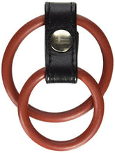 Load image into Gallery viewer, Heart 2 Heart Cock Ring Double Ringer Nitrile, Brick
