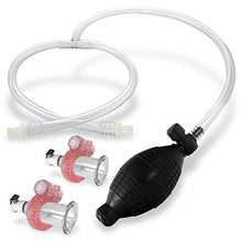 Load image into Gallery viewer, LeLuv Vibrating Nipple Vacuum Pump Easyop Bgrip Handle .63 Inch 1.6 cm Small Cylinders
