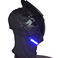 Load image into Gallery viewer, Functional Punk mask for Sex Toys, Hip hop Style, Street Shooting, Accessories, Fun Masks mj9.30 (? : No Lights)
