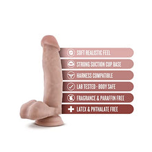 Load image into Gallery viewer, Blush Dr. Skin Realistic 7 Inch Long 1.5 Inch Thick Dildo with Suction Cup Base &amp; Balls Realistic Dildo Soft Real Feel Female Sex Toy Dildo for Beginners Women Men Couples Adult Sex Toy
