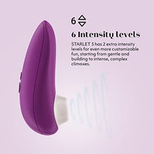 Load image into Gallery viewer, Womanizer Starlet 3 Clitoral Sucking Vibrator Clitoral Stimulator for Women Sex Toy for Her with 6 Intensity Levels Waterproof USB Rechargeable, Violet
