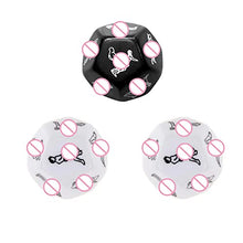 Load image into Gallery viewer, 12 Sides Funny Sex Dice and 6 Sides Erotic Craps Sex Glow Toy for Adults Sexual Posture Dice Erotic Games for Couples Playing 12 Sides Luminous
