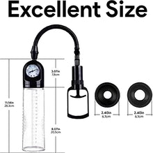 Load image into Gallery viewer, PassionPlay Penis Pump with Suction Sleeve, Trainer Sex Toys for Men Manual Adult Male Sex Toy - Penis Extender Extend Pump - Pene juguetes sexuales Male masterburbaters
