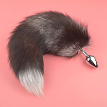 Load image into Gallery viewer, LSCZSLYH Anal Plug Fox Tail Cosplay Butt Plug Tail Adult for Woman Butt Plug for Couple Cosplay Accessories (Color : 1 L)
