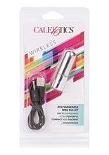 Load image into Gallery viewer, CalExotics Rechargeable Mini Bullet - Adult 3 Speed Vibe Massager - Waterproof Travel Size Sex Toys for Couples - Silver
