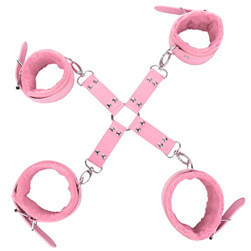 TOYANDONA BDSM Leather Bondage Sets Couple Handcuffs Bandage Fetish Erotic Toys Bondage Products for Couples Lovers