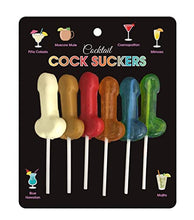 Load image into Gallery viewer, Kheper Games -Cocktail Cock Suckers Adult Candy, Multi-colored, 6, 1.0 Count, 0.71 ounces
