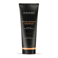 Wicked Sensual Care Orange Blossom & Patchouli Massage Cream - 4 oz