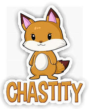 Load image into Gallery viewer, Lacsap Chastity Fox Sticker (&#39;Medium, 5.5x5.5&#39;)
