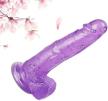 Load image into Gallery viewer, 7.1 Inch Realistic Dildo with Hands-Free Suction Cup, Waterproof Skin-Friendly Material Dildo for Vagina G-spot Anal Play, Lifelike Flexible Dildo Adult Sex Toys
