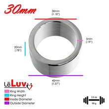 Load image into Gallery viewer, Eyro 5mm Width Stainless Glans Ring with (30mm) 1.18&quot; Inside Diameter by 20mm Height
