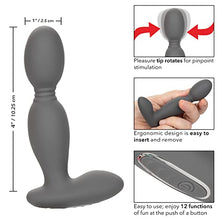 Load image into Gallery viewer, CalExotics Eclipse Rotator Probe  Premium Rechargeable Silicone Anal Vibrator Adult Sex Toy  Black
