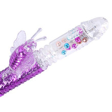 Load image into Gallery viewer, Thrusting G Spot Licking and Sucking Toy Butterfly Rose for Women Vibrator Telescopic Bead Training Stimulator Dildo Rabbit Gift pleasurable Heat Silicone Rotating Vibrations
