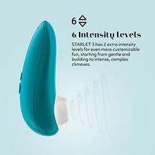 Load image into Gallery viewer, Womanizer Starlet 3 Clitoral Sucking Vibrator Clitoral Stimulator for Women Sex Toy for Her with 6 Intensity Levels Waterproof USB Rechargeable, Turquoise
