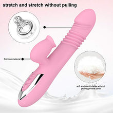 Load image into Gallery viewer, Sucking Toys Rabbit Vibrator Licking Bunny Double Heating Adult Vibes for Women Vibration Large Pleasure Stimulator Independent Vibrating Flexible Lifelike Dildos Balls Couples
