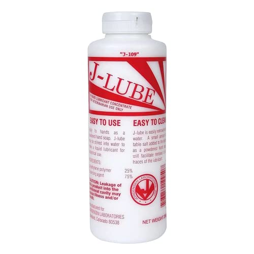 J-Lube Obstetrics Lubric Powder for Pets, 10-Ounce (1pc)