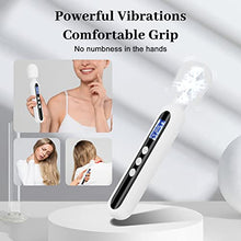 Load image into Gallery viewer, Sullmate Large Size Vibrators LCD Vibratorers for Woman, Quiet Strong Massager Gun, Handheld Womens Vibrating Massager, 10 Modes &amp; 4 Speeds, Vibrating for Her Pleasure Couples(White)
