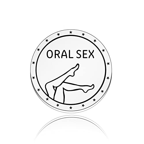 ZWYQWN Funny Token for Husband Boyfriend Valentines Day Sex Game Gift Naughty Gifts for Him Her Birthday (ORAL SEX)