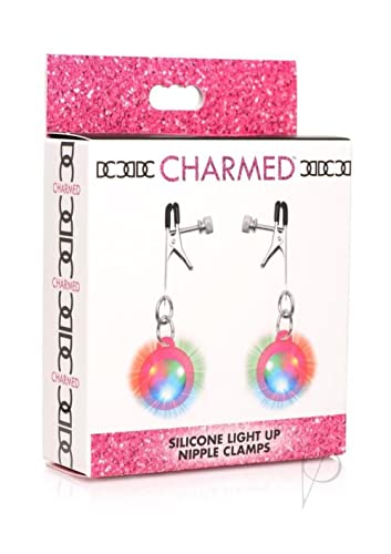 Silicone Light Up Pink Nipple Clamps