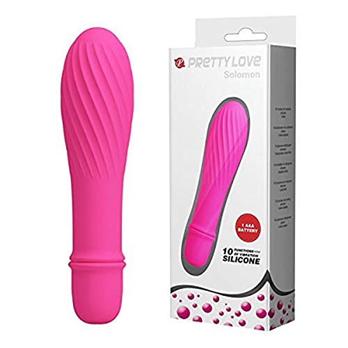 Pretty Love Solomon 10 Vibrations Vibrator, Hot Pink