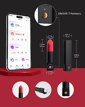 Load image into Gallery viewer, LOVENSE Exomoon Mini Bullet Vibrator Bluetooth Secret Lipstick Vibrator, Waterproof Nipple, Clitoris &amp; G Spot Massager for Women, Small Portable Vibrating &amp; Massaging Adult Sex Toys for Couples
