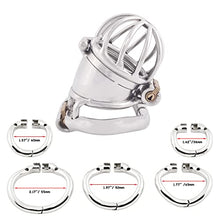 Load image into Gallery viewer, TERNENCE Ergonomic Design Chastity Device 2 Built-in Locks Male Chastity Belt Adult Game Sex Toy K650 (50mm/ L Size)
