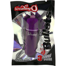 Load image into Gallery viewer, Screaming O 3-N-1 Soft Touch Bullet Purple Vibrator
