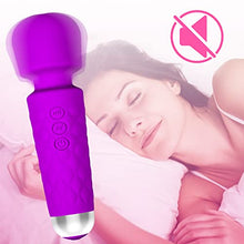 Load image into Gallery viewer, Vibrator, Dildo, Sex Toys, Upgraded 2023 New G-Spot Clit Vibrators, Waterproof Personal Wand Vibrator for Women, Hand-Held 20 Vibration Modes and 8 Speed Intensities Adult Female Sex Toys, Purple
