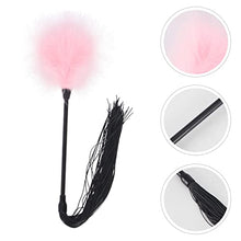 Load image into Gallery viewer, Stick for Couples Pink Pull Wall Flogger and Feather Bully Night Spanking Whip Beat Toy Party Tickler Fire Removable Paddle K Glow Paper Silicone Leather Pets Selfie Sticks Tease
