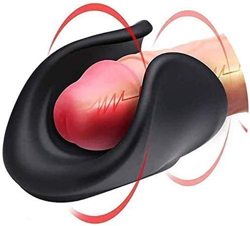 Male Masturbator for Penis Exercise, Glans Stimulation Massager, 10 Vibration Modes Rechargeable Penis Head Vibrator Glans Stimulator for Male Pleasure, Sex Stamina Extended Sex Toys for Adults