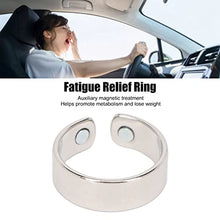 Load image into Gallery viewer, Daily Anxiety Ring for Women Men, Silver, Adjustable Fatigue Joint Soreness Relief Ring Jewelry Accessory Fidget Rings
