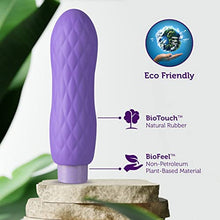 Load image into Gallery viewer, Blush Gaia Eco Bliss Plant-Based 4&quot; Waterproof Multifunction Powerful Vibrator in Lilac Sustainably Made of BioTouch &amp; BioFeel Worlds First Plant Vibe Vagina Anal Play Pleasure Adult Sex Toy Couples
