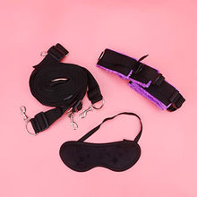 Load image into Gallery viewer, SOIMISS Adult Handcuff Bed Cuffs Leg Cuffs Bed Bondage Restraints Wrist and Ankle Restraints Soft Blindfolds for Women Lover Toy
