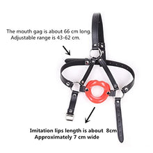 Load image into Gallery viewer, COVETHHQ BDSM Slave O Ring Silicone Lips Open Mouth Gag Fetish Kinky Adult Games Harness Bondage Equipment Sex Toys (Color : Belt-Pink)
