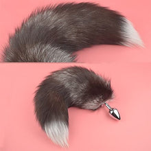 Load image into Gallery viewer, LSCZSLYH Anal Plug Fox Tail Cosplay Butt Plug Tail Adult for Woman Butt Plug for Couple Cosplay Accessories (Color : 1 L)
