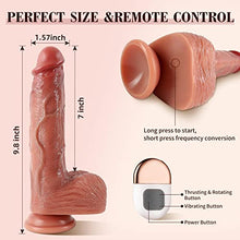 Load image into Gallery viewer, Realistic Dildo Vibrator for Women, 9.8&quot; Vibrating Dildo for G Spot Dildo with 3 Thrusting &amp; 5 Vibration Sex Toy for Women and Man Adult Sex Toys for Couple
