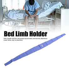 Load image into Gallery viewer, Bed Limb Holder, Blue Cotton 65.4in Soft Reusable Double Layer Reinforcement Bondaged Restraint for Hospital
