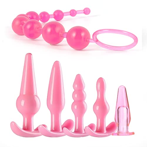 Waterproof Silicone Anales Trainer Set Pleasure Plug Toy for Women Men Anal Plug Stick Training Kit Large Huge Anales Beads -2