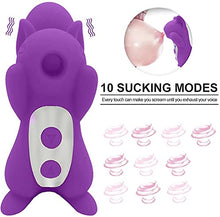 Load image into Gallery viewer, Female Squirrel Nipple Sucker Female Adult Toy for Female Couples, Powerful Sucking and Licking 10 Modes Sucker G Sucking Toy, Female Masturbator
