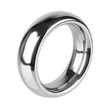 Load image into Gallery viewer, Beauty7 Heavy Duty Stainless Steel Penis Cock Ring Scrotum C-Ring Harder Stronger Erection Penis Enhancer Delay Ejaculation (Size: L)
