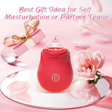 Load image into Gallery viewer, 2023 Newly Rose Sex Toy Vibrator Stimulator for Women, Sucking Pulsating Rose Adult Women Couples Sex Toys Vibrators with 7 Modes, Female Mini Clitoris Vibrator Stimulator for Woman Her Pleasure
