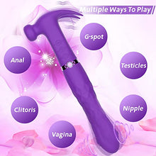 Load image into Gallery viewer, Hammer G Spot Clit Vibrator Adult Sex Toys for Woman,Pulsating Anal Dildo Vibrators Waterproof Nipple Vagina Prostate Massagers Rechargable Clit Stimulation for Couples
