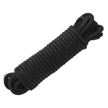 Load image into Gallery viewer, Lynx Black Cotton Bondage Rope - 32 Feet
